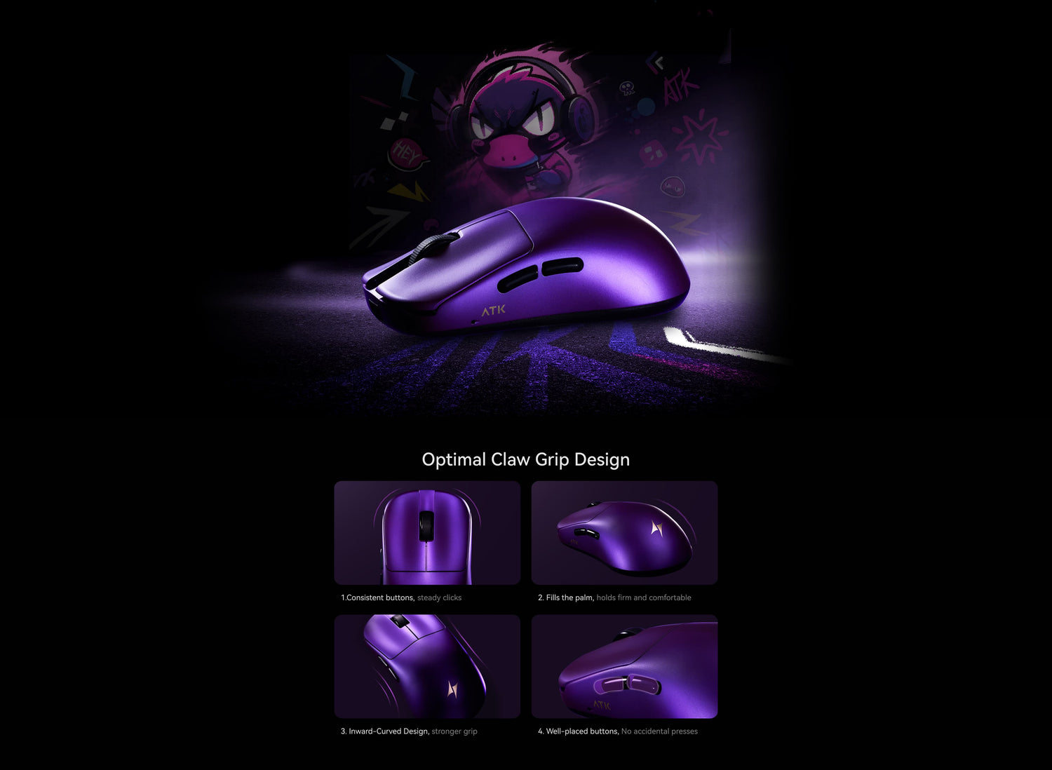 Blazing Sky Duckbill Wireless Gaming Mouse | ATK