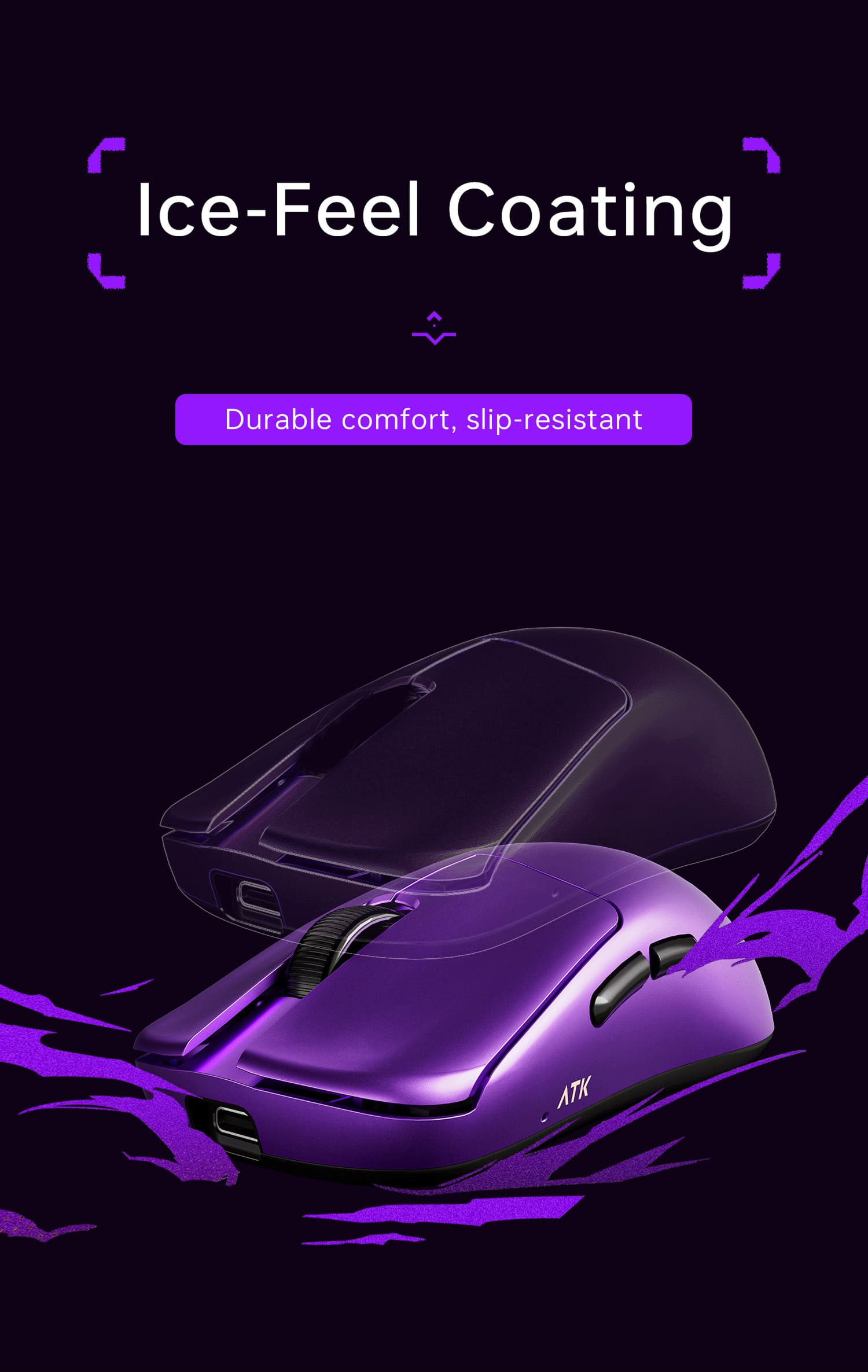 ATK Blazing Sky Duckbill ブラック Amazon.com: ATK Blazing Sky Duckbill Ultra Wireless Gaming Mouse