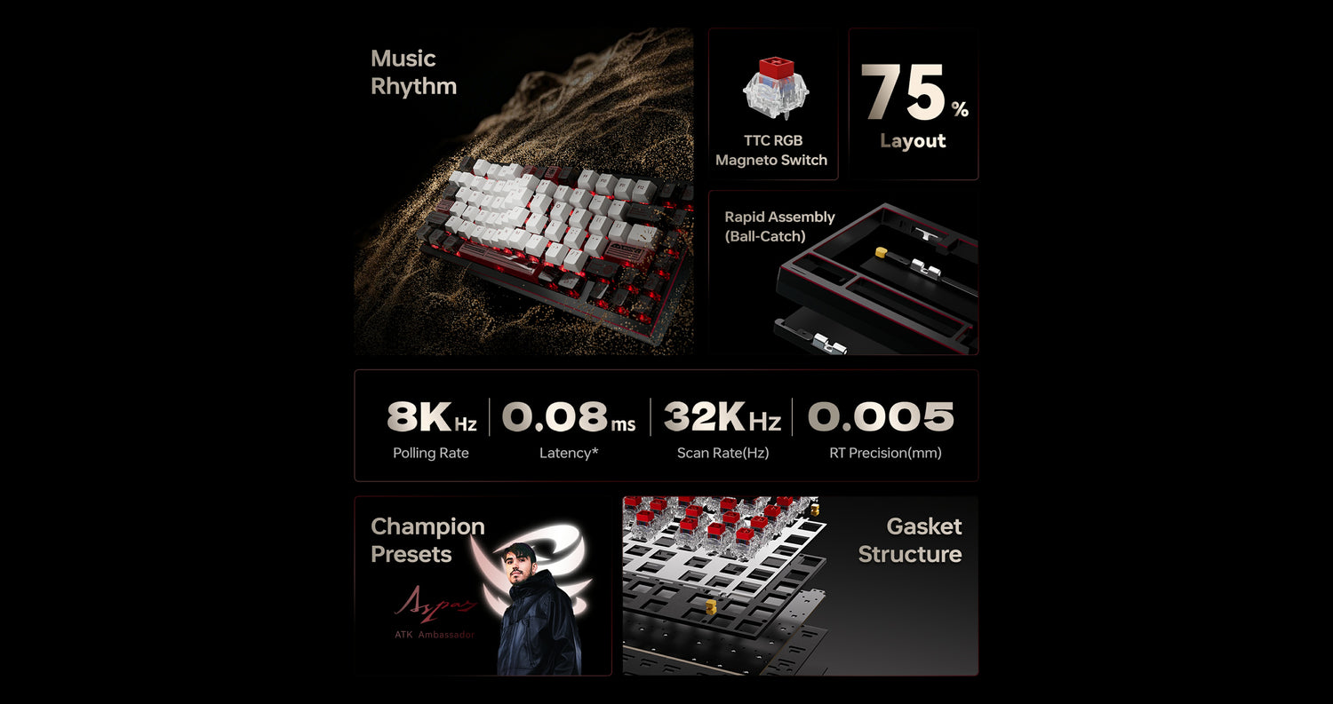 ATK EDGE 75 HE | High-Performance Magnetic Gaming Keyboard