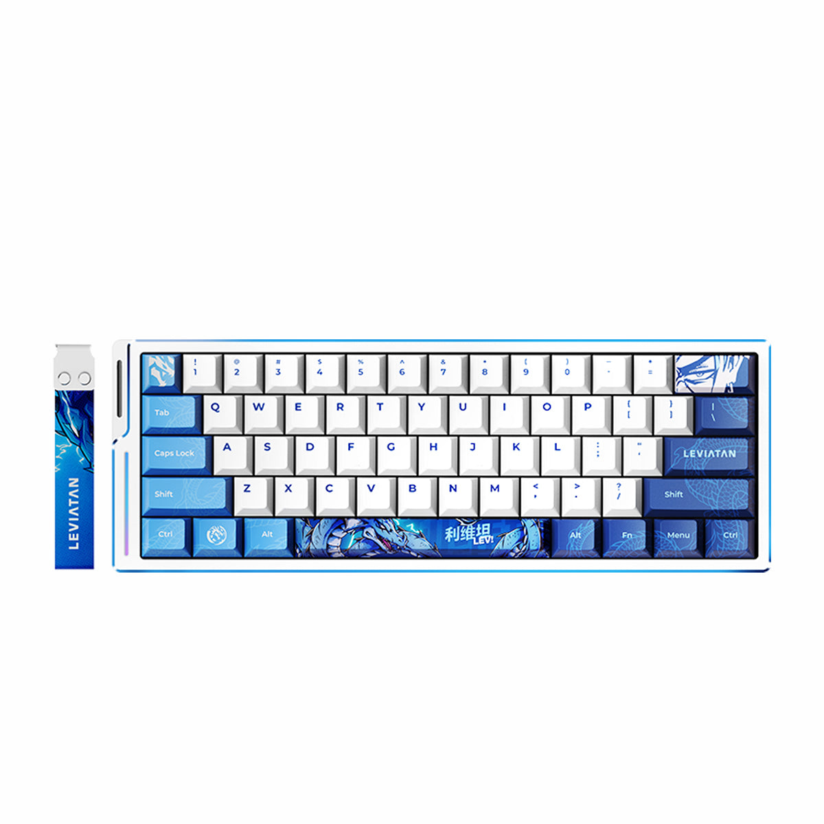 ATK EDGE 60 HE Esports magnetic keyboard, LEVIATAN collab, 60% layout, PBT keycaps, aluminum case.