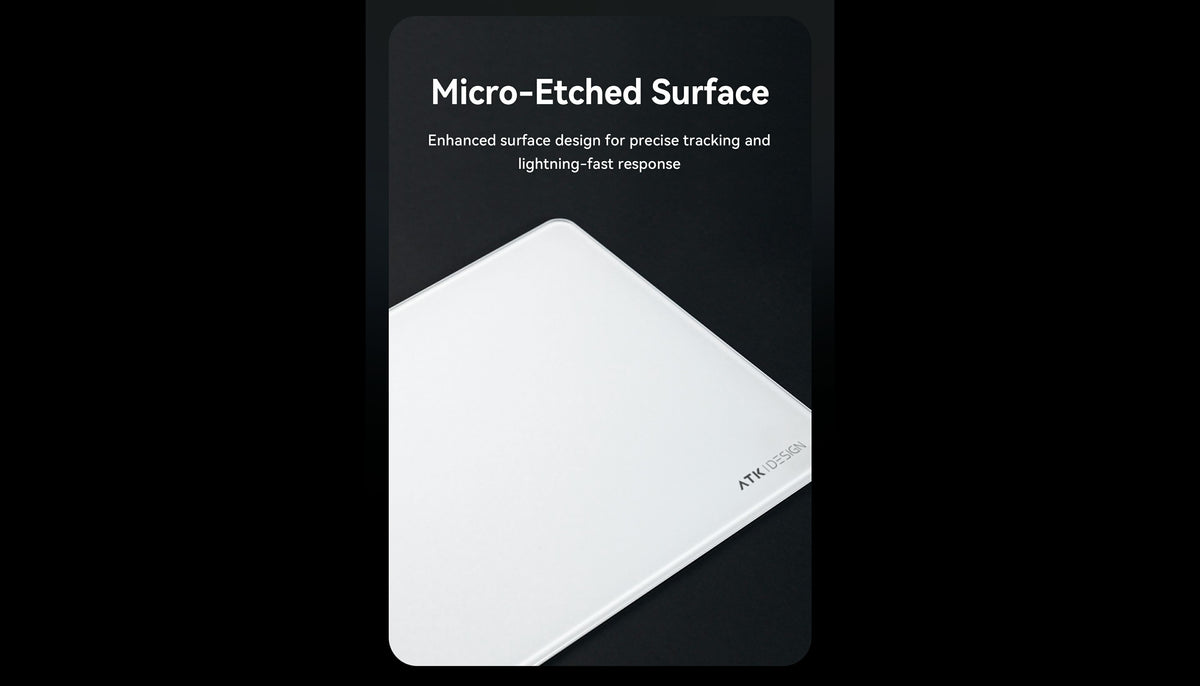 ATK Micro-Etched | Tempered Glass Gaming Mousepad – ATK Gaming Gear
