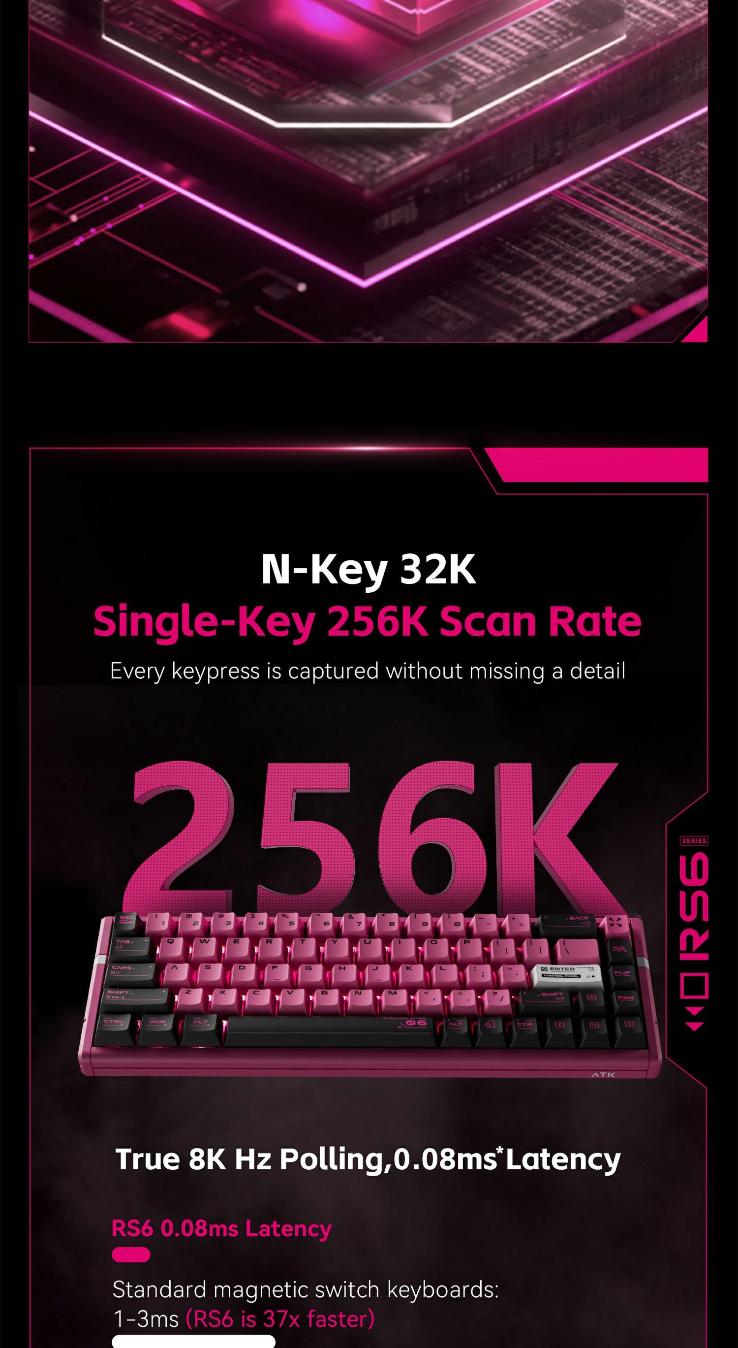 ATK RS6 Aluminum Hall Effect Keyboard – ATK Gaming Gear