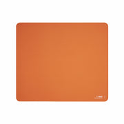 ATK Sky XSoft gaming mouse pad in orange with composite blend fiber weave surface and recessed edge.