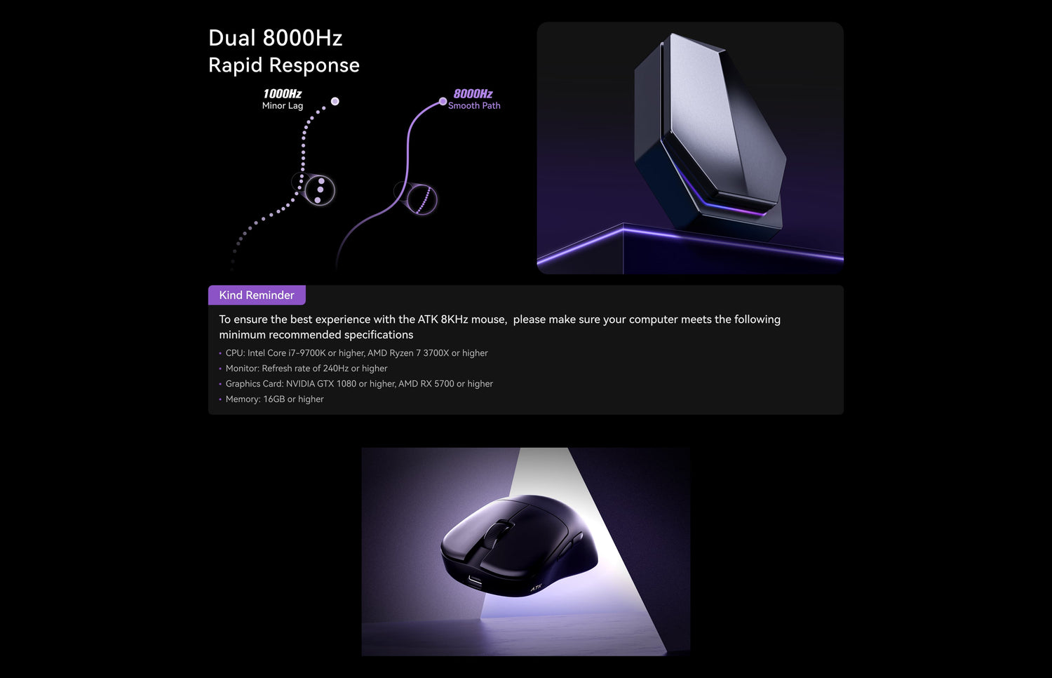 ATK Blazing Sky U2 Wireless Mouse | ATK