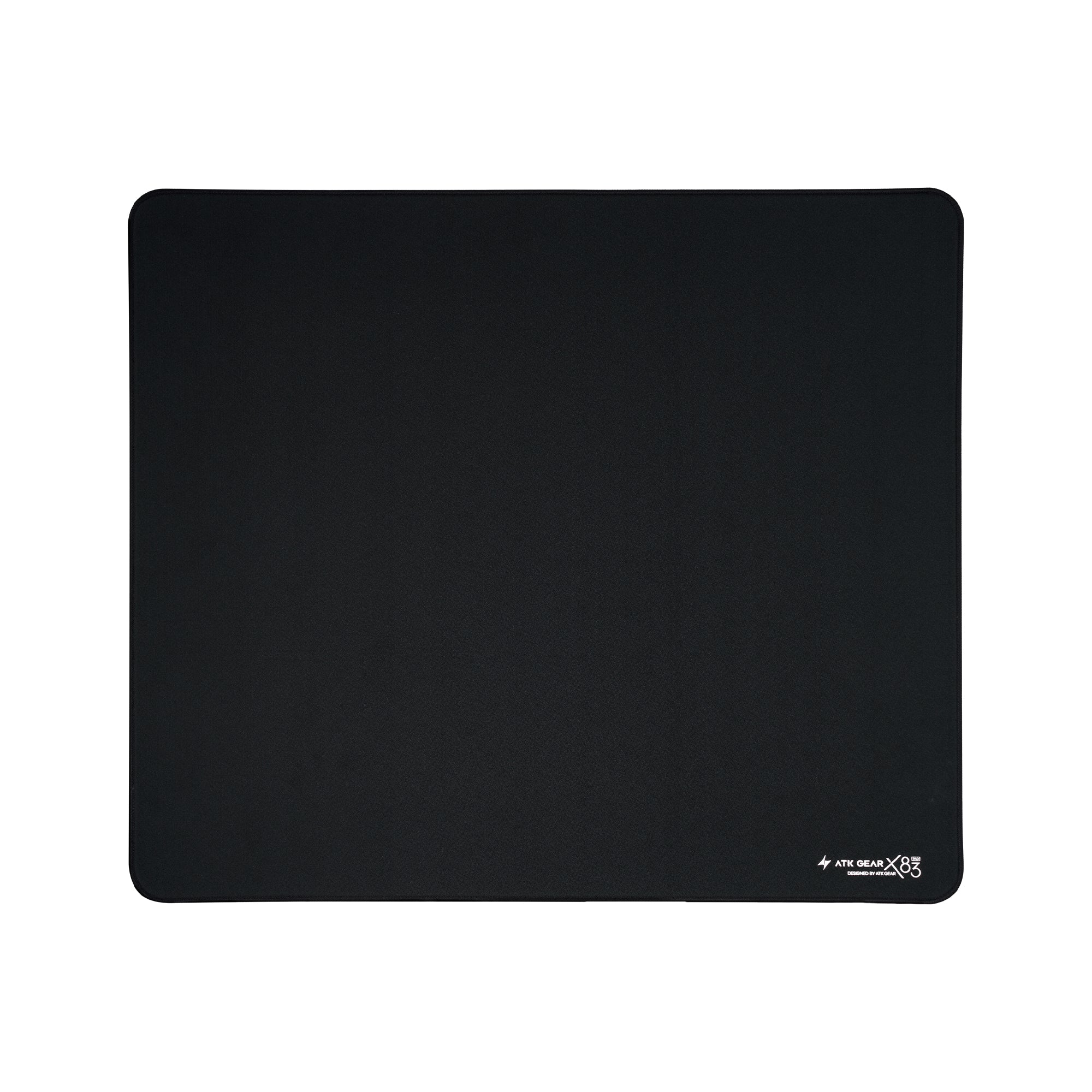 Black ATK X83 XSoft gaming mouse pad with recessed edge