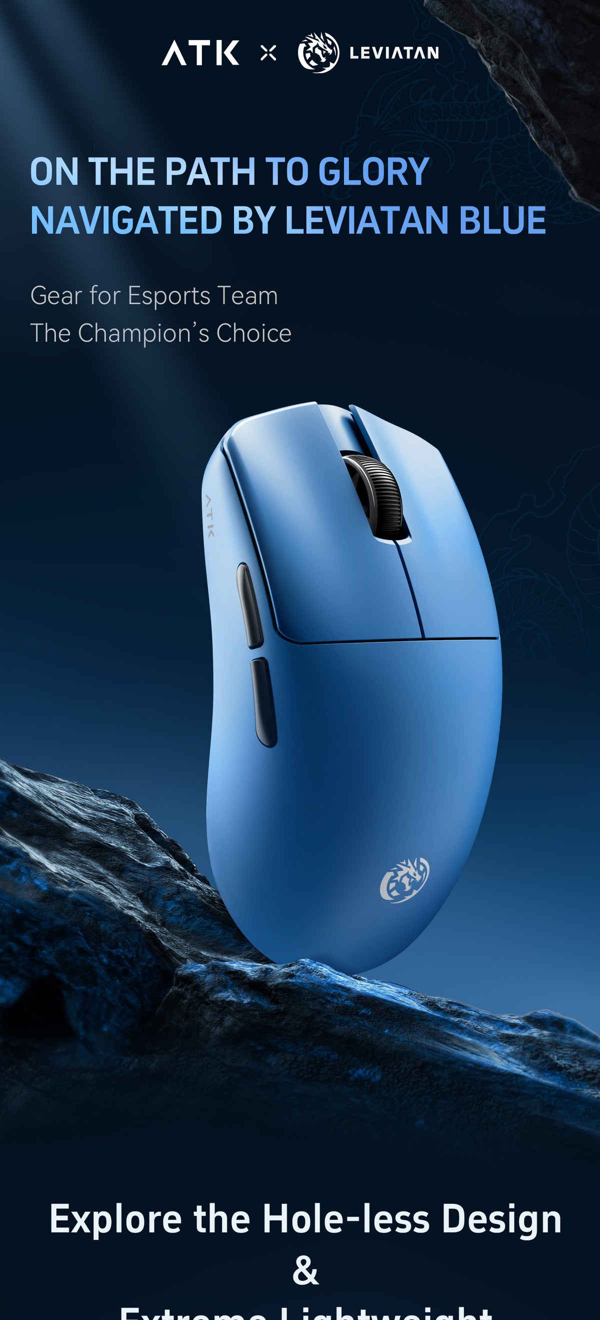 ATK Blazing Sky F1 Extreme Esports Wireless Mouse - LEVIATAN Collabora