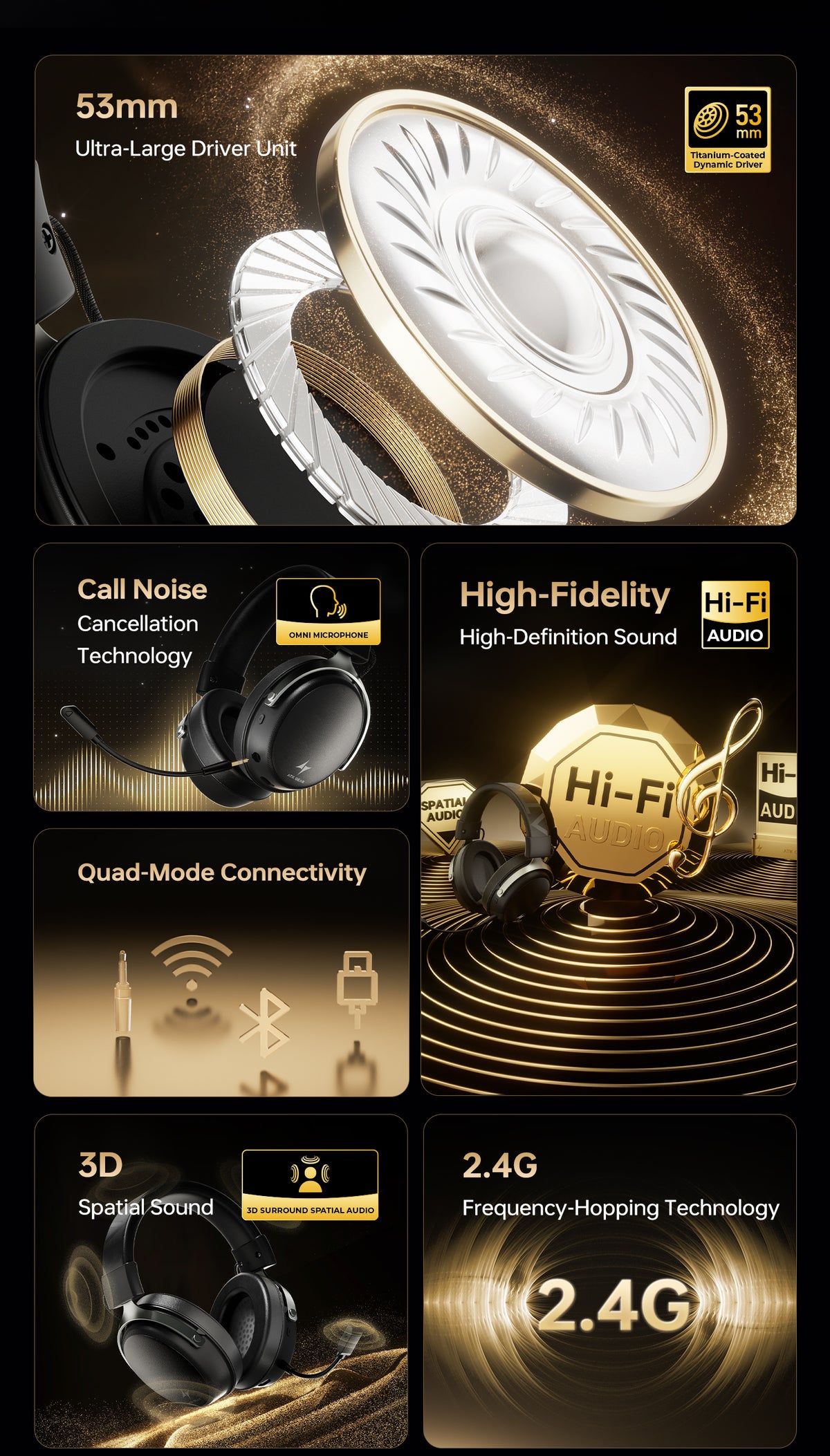 ATK Neptune N9 | Quad-Mode Wireless Gaming Headset – ATK Gaming Gear