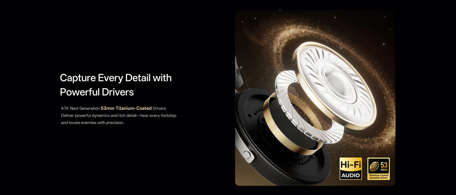 ATK Neptune N9 | Quad-Mode Wireless Gaming Headset