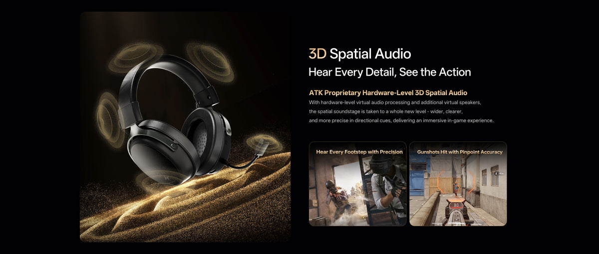 ATK Neptune N9 Ultra eSports Gaming Wireless Headset