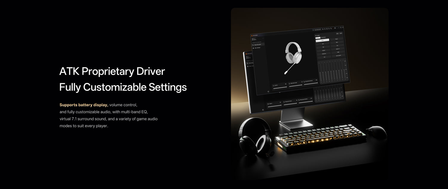 ATK Neptune N9 | Quad-Mode Wireless Gaming Headset