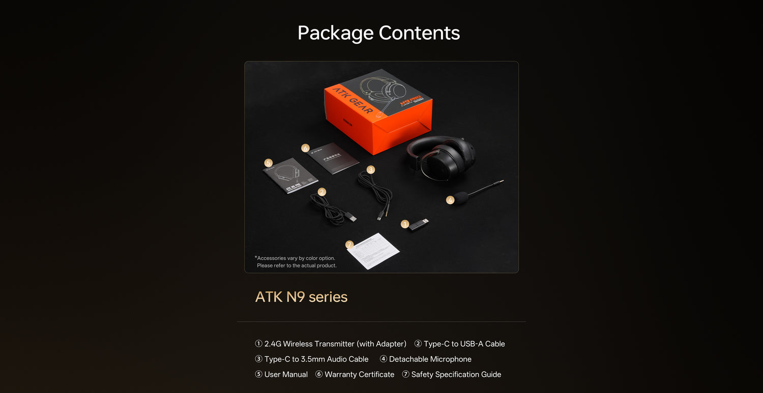 ATK Neptune N9 | Quad-Mode Wireless Gaming Headset