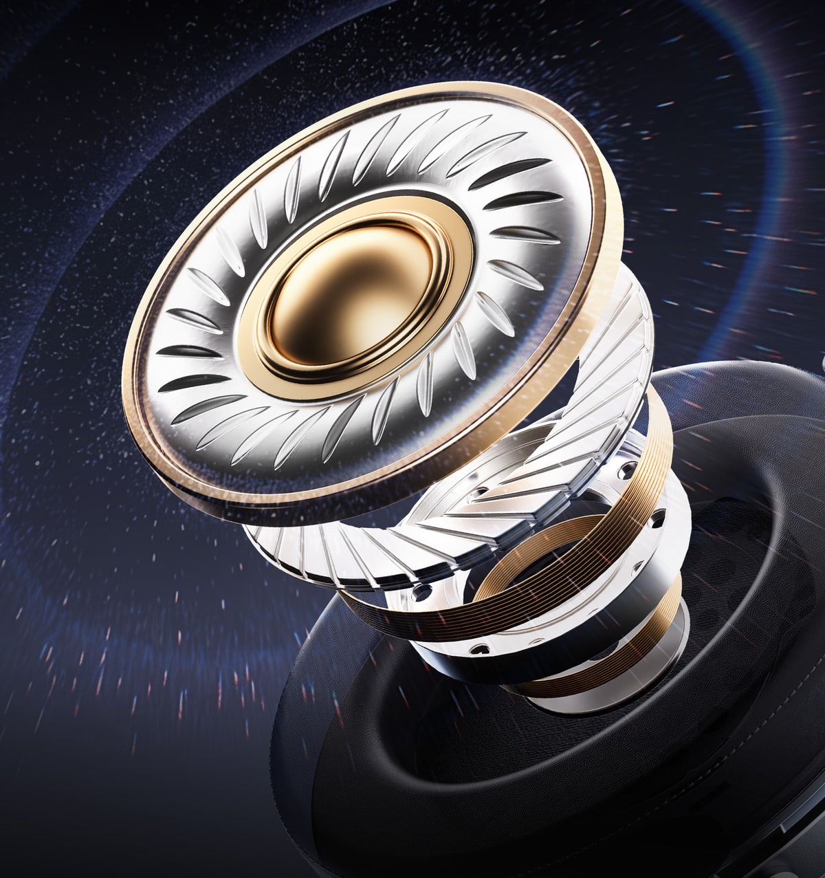 Oversized 53 mm Titanium-Coated Drivers