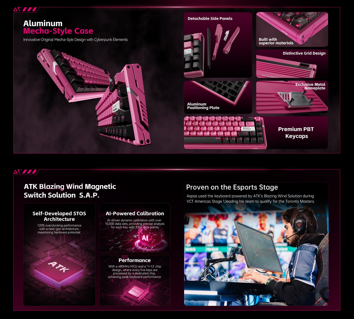 ATK RS6 | Aluminum Hall Effect Gaming Keyboard