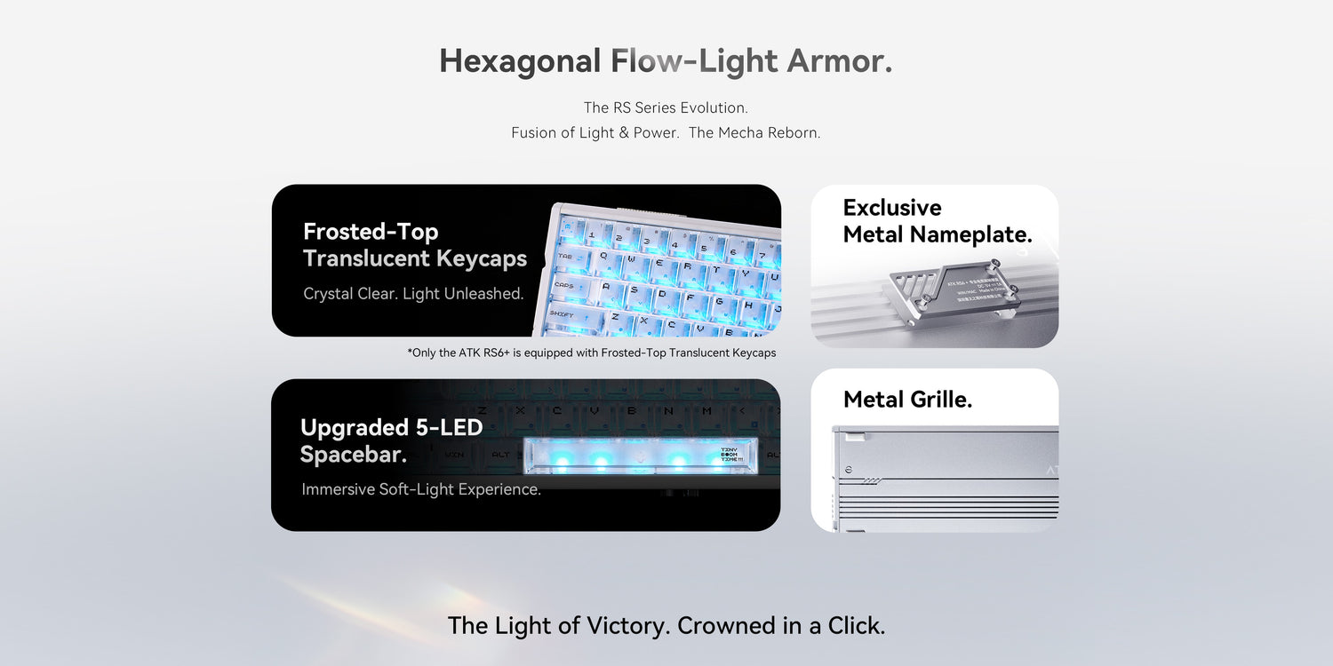 ATK RS6+ Series Aluminum Magnetic Switch Keyboard