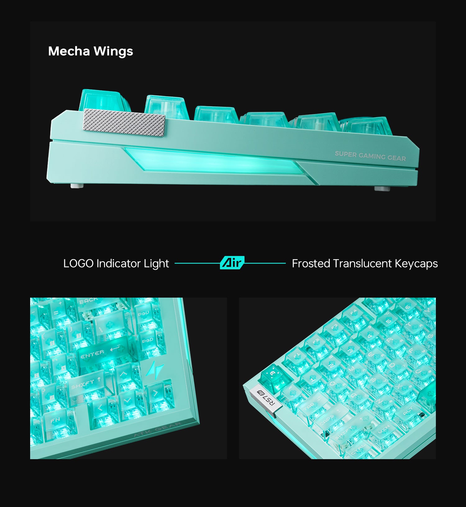 Hall Effect 75% Air Esports Keyboard | 0.08ms Latency – ATK Gaming