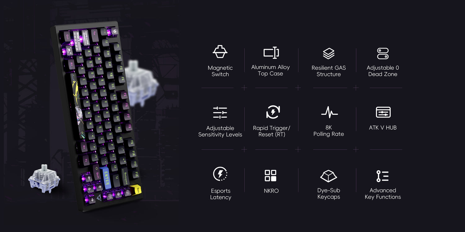 ATK RS7 | Hall Effect eSports Gaming Keyboard