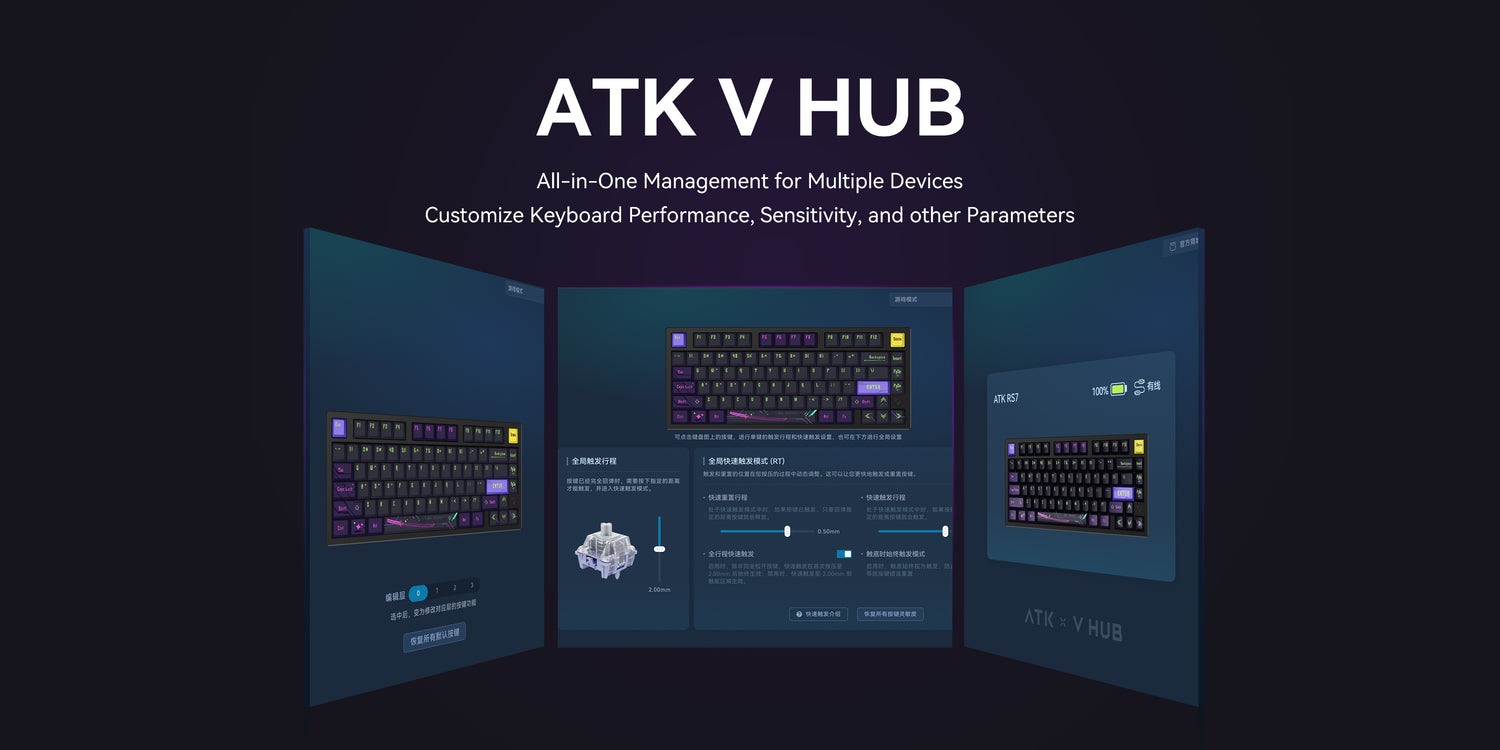 ATK RS7 | Hall Effect eSports Gaming Keyboard
