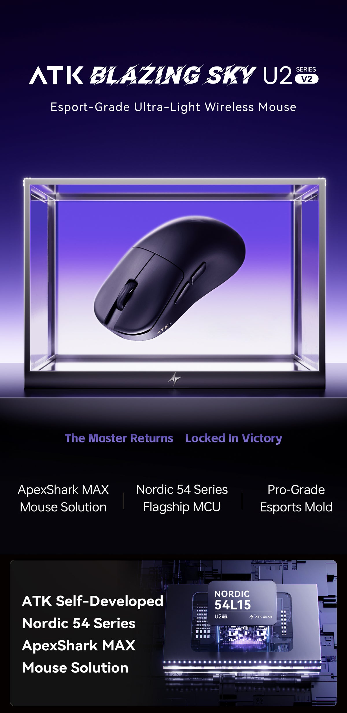 Superlight Wireless Gaming Mouse | 39-45g, PAW3950 – ATK Gaming Gear