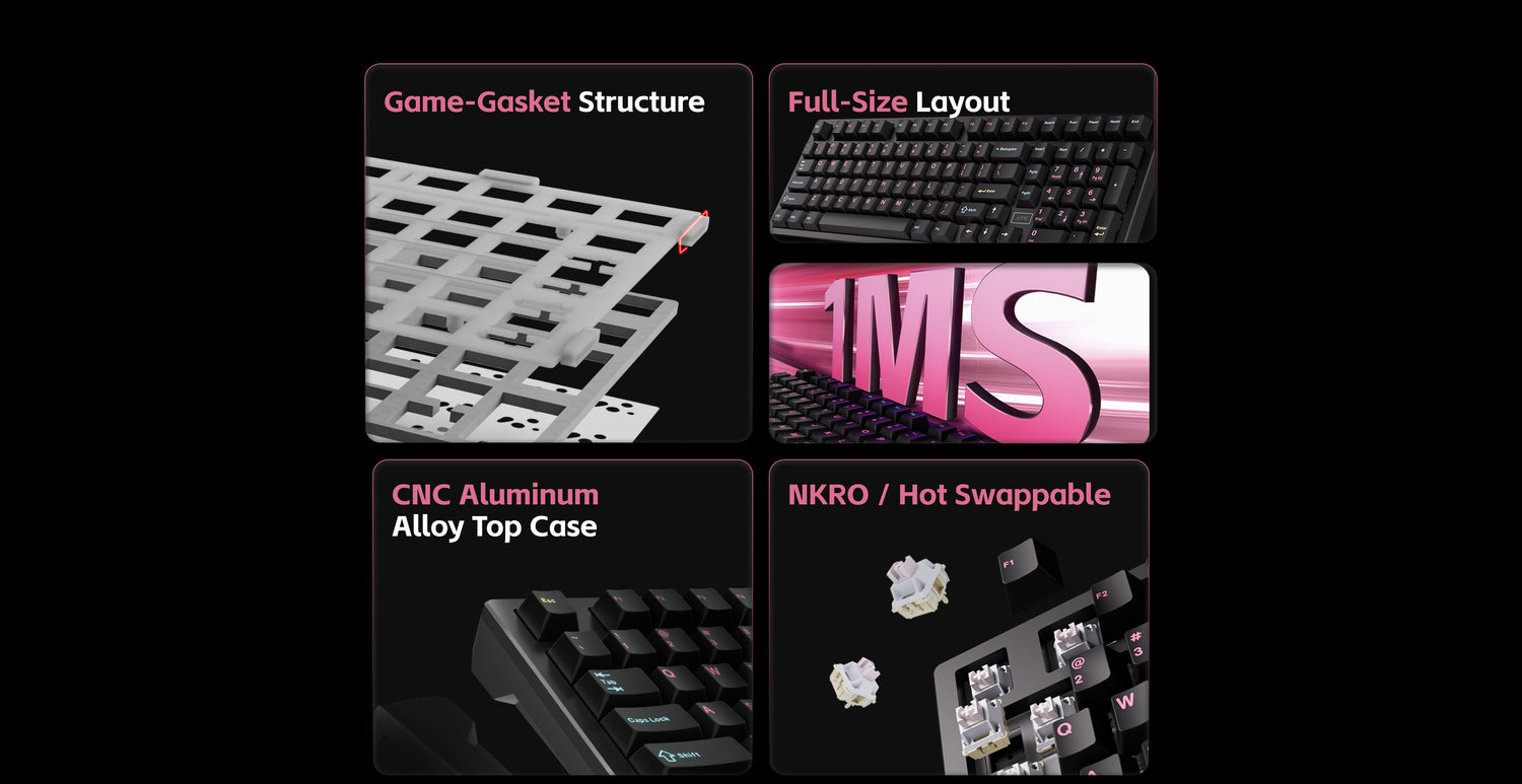 ATK V100 | Wireless Semi-Aluminum Mechanical Keyboard