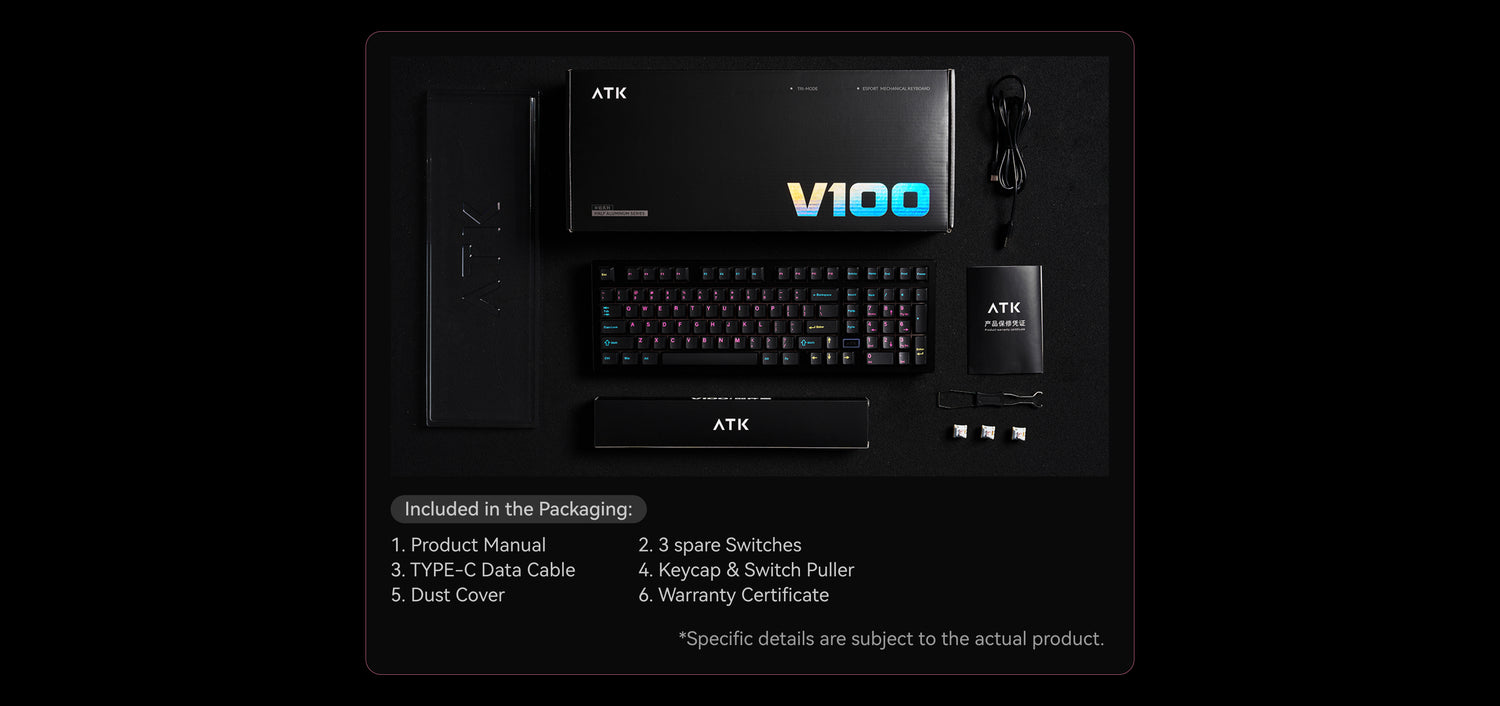 ATK V100 | Wireless Semi-Aluminum Mechanical Keyboard