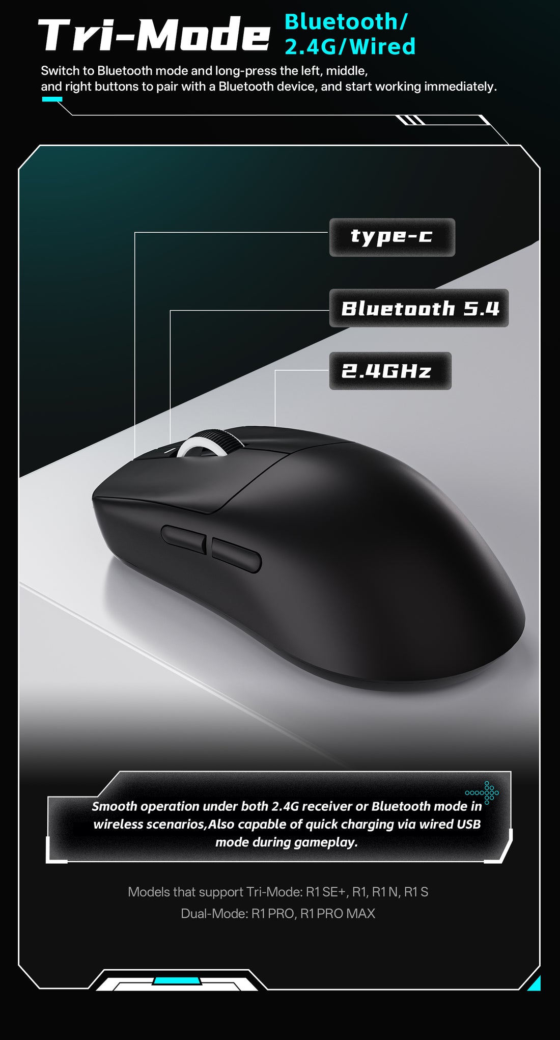 ATK VXE Dragonfly R1 Series | Wireless Gaming Mouse