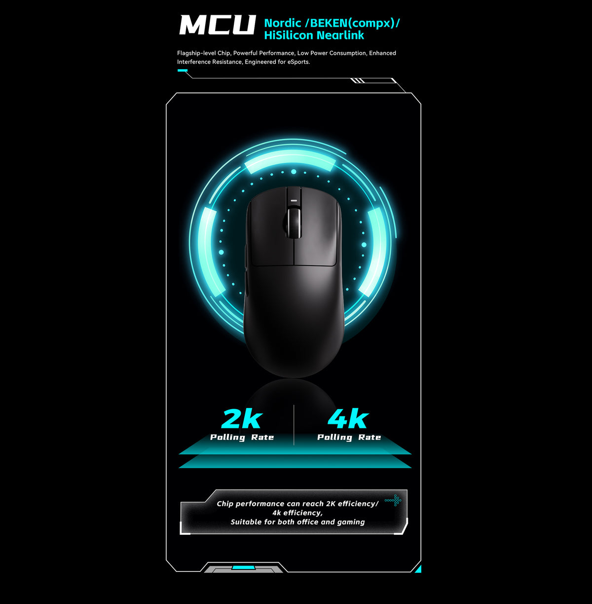 ATK VXE R1 Pro Lightweight Wireless Gaming Mouse - Black | Hardware Nest