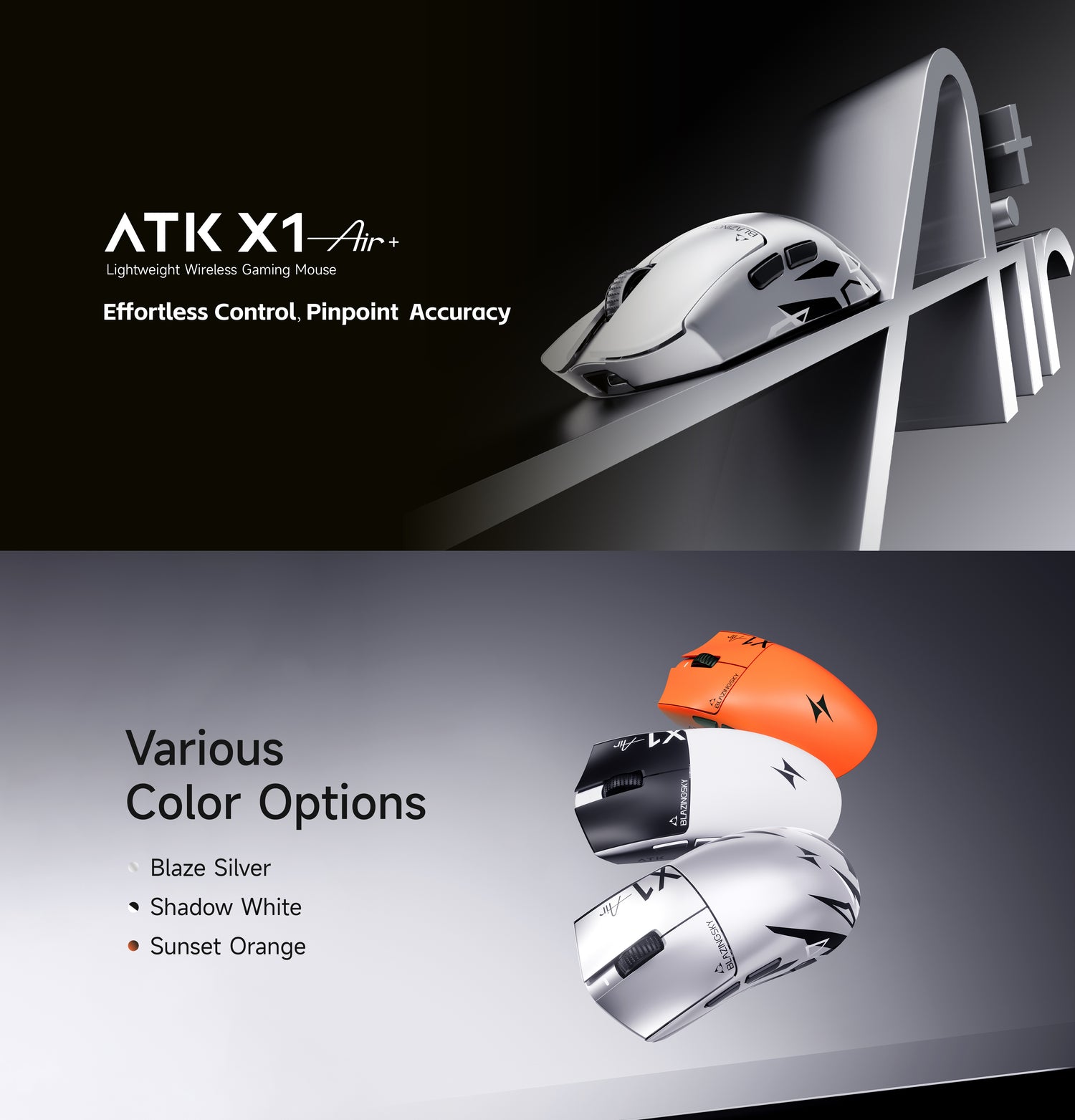 ATK Blazing Sky X1 V2 | Esports Wireless Mouse