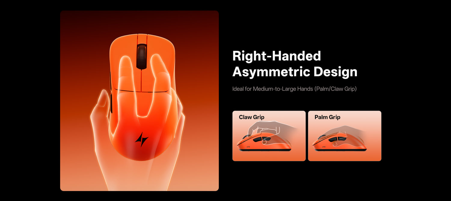 PAW3950 Wireless Gaming Mouse | 54±2g, 8000Hz