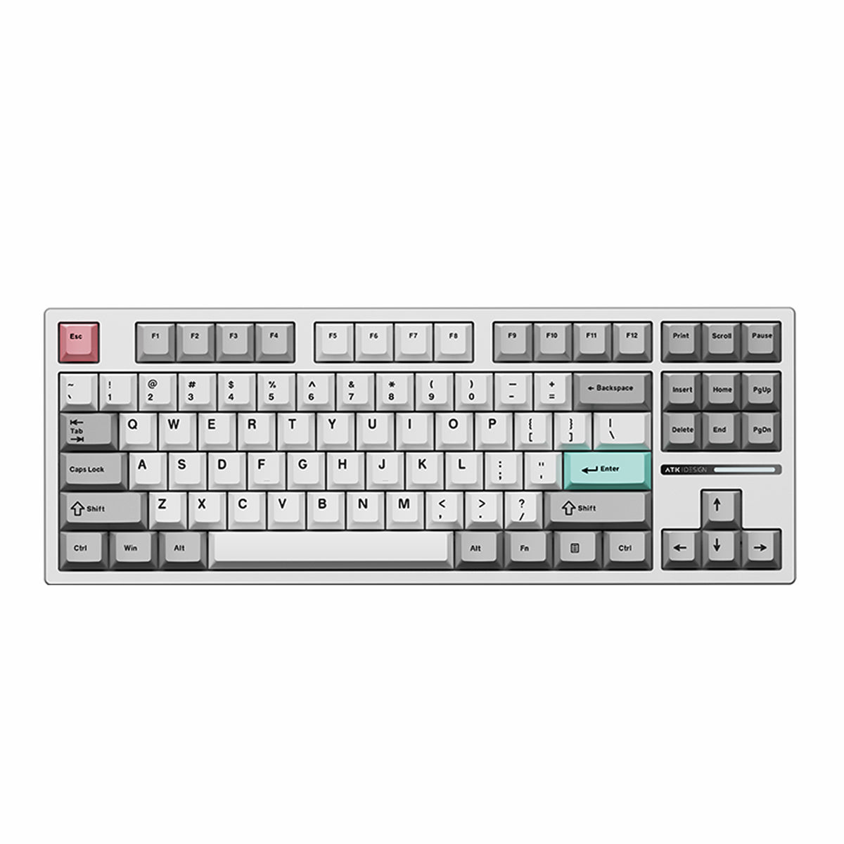 ATK Z87 Wireless Semi-Aluminum Mechanical Gaming Keyboard with RGB lighting