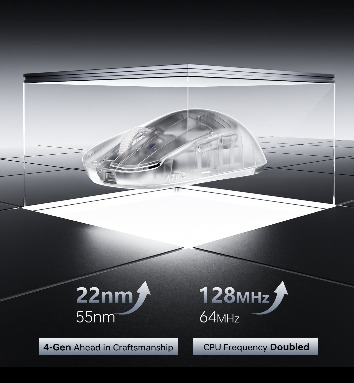 ATK Self-Developed Nordic 54 Series ApexShark MAX Mouse Solution