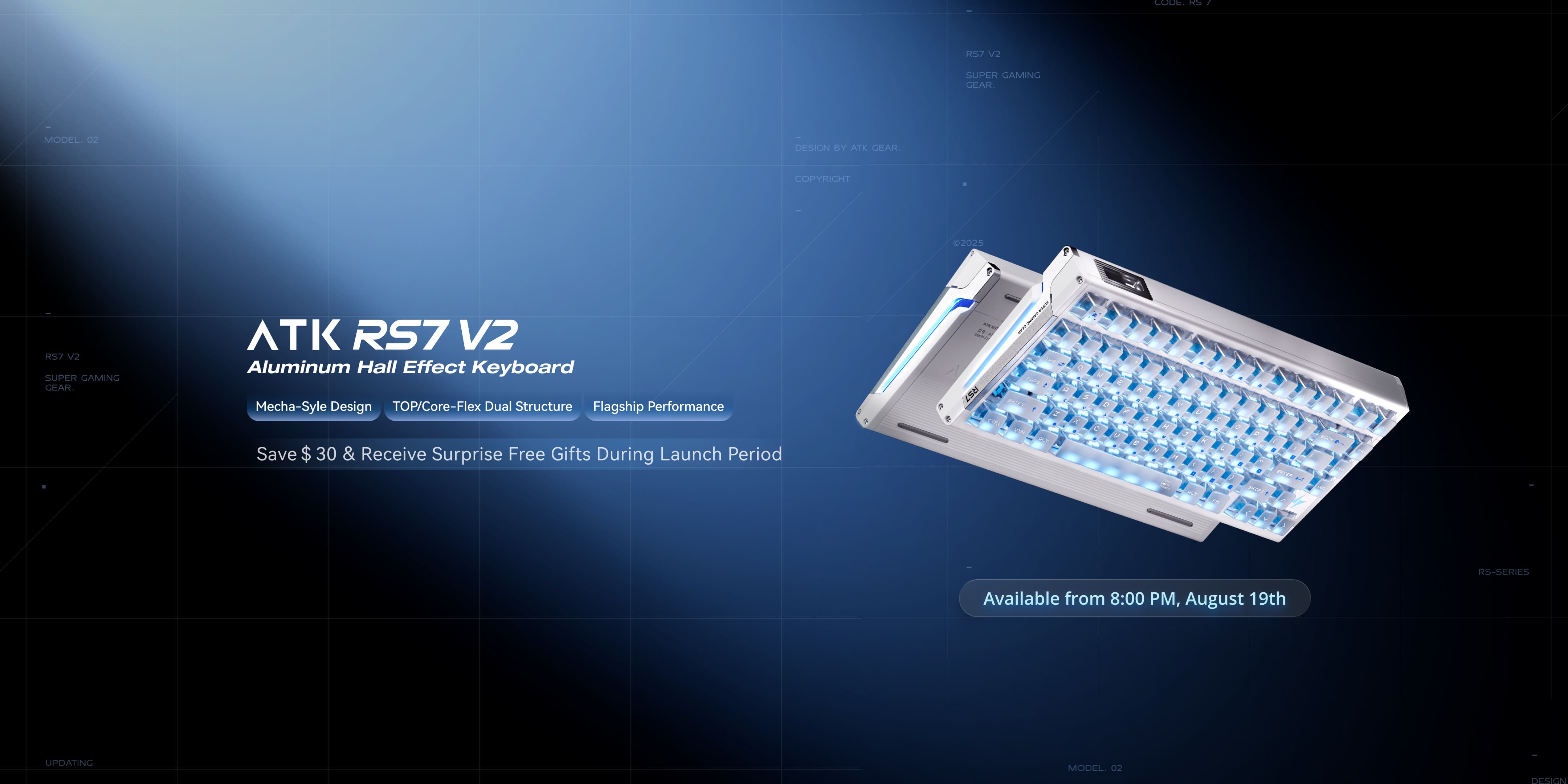 atkさま購入ページ ATK(VXE) A75 Magnetic Keyboards Gradient Pink A75 - 製品詳細