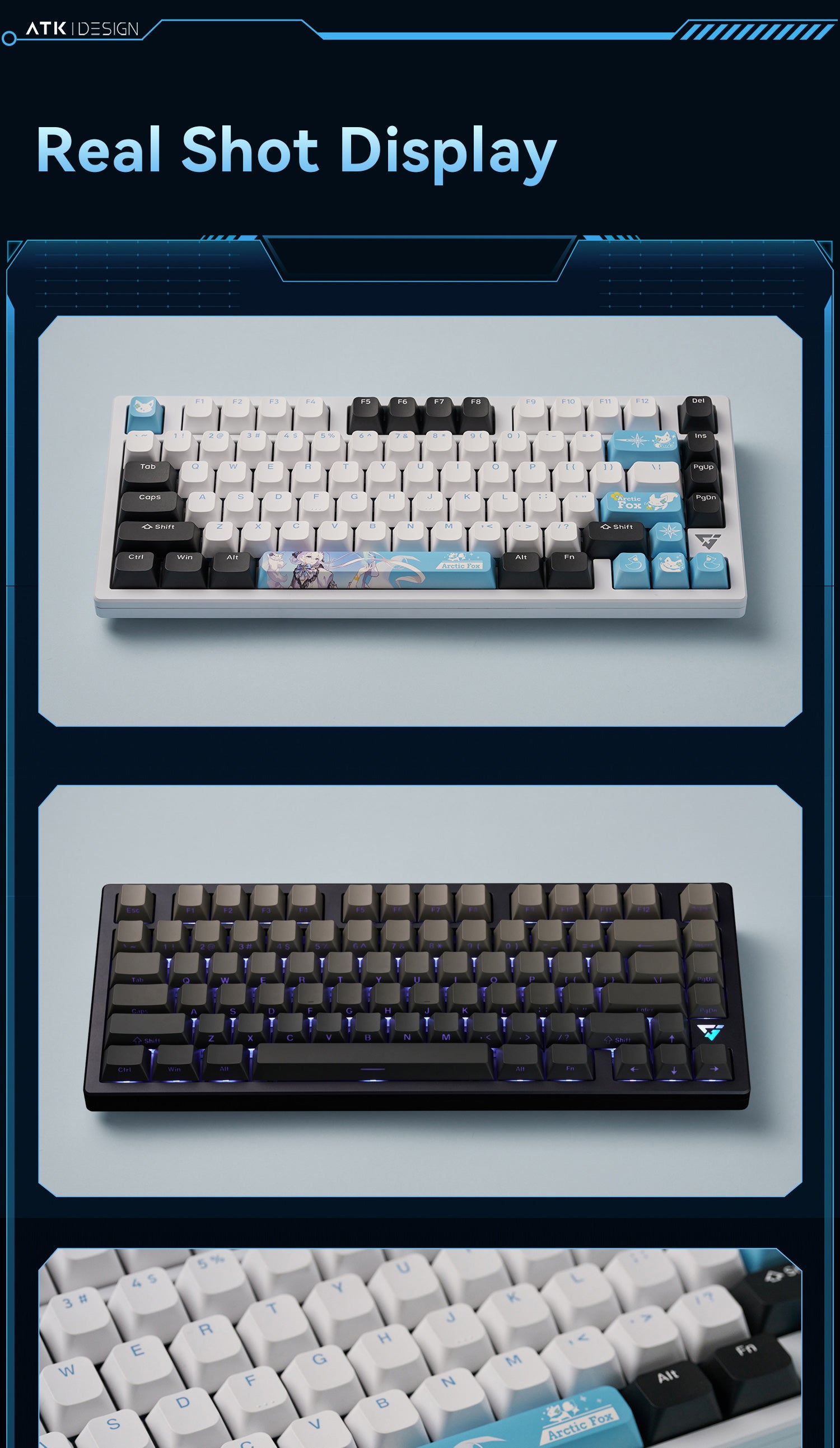 ATK VXE V75X/K Wireless Semi-Aluminum Mechanical Gaming ATK VXE V75X/K Wireless Semi-Aluminum Mechanical Gaming
