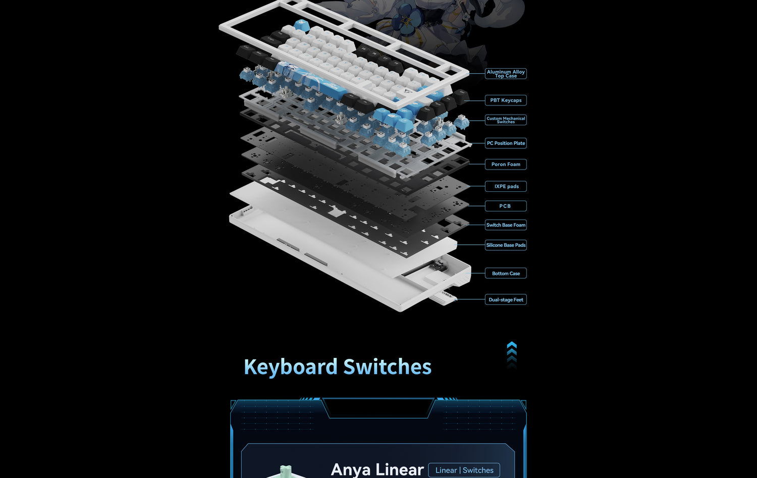 ATK V75X/K | Wireless Mechanical Gaming Keyboard