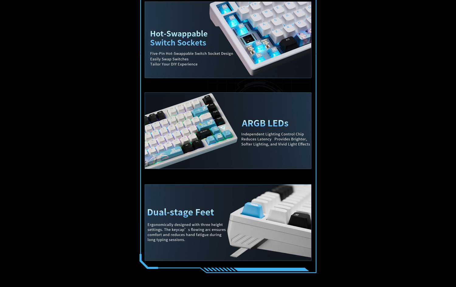 ATK V75X/K | Wireless Mechanical Gaming Keyboard