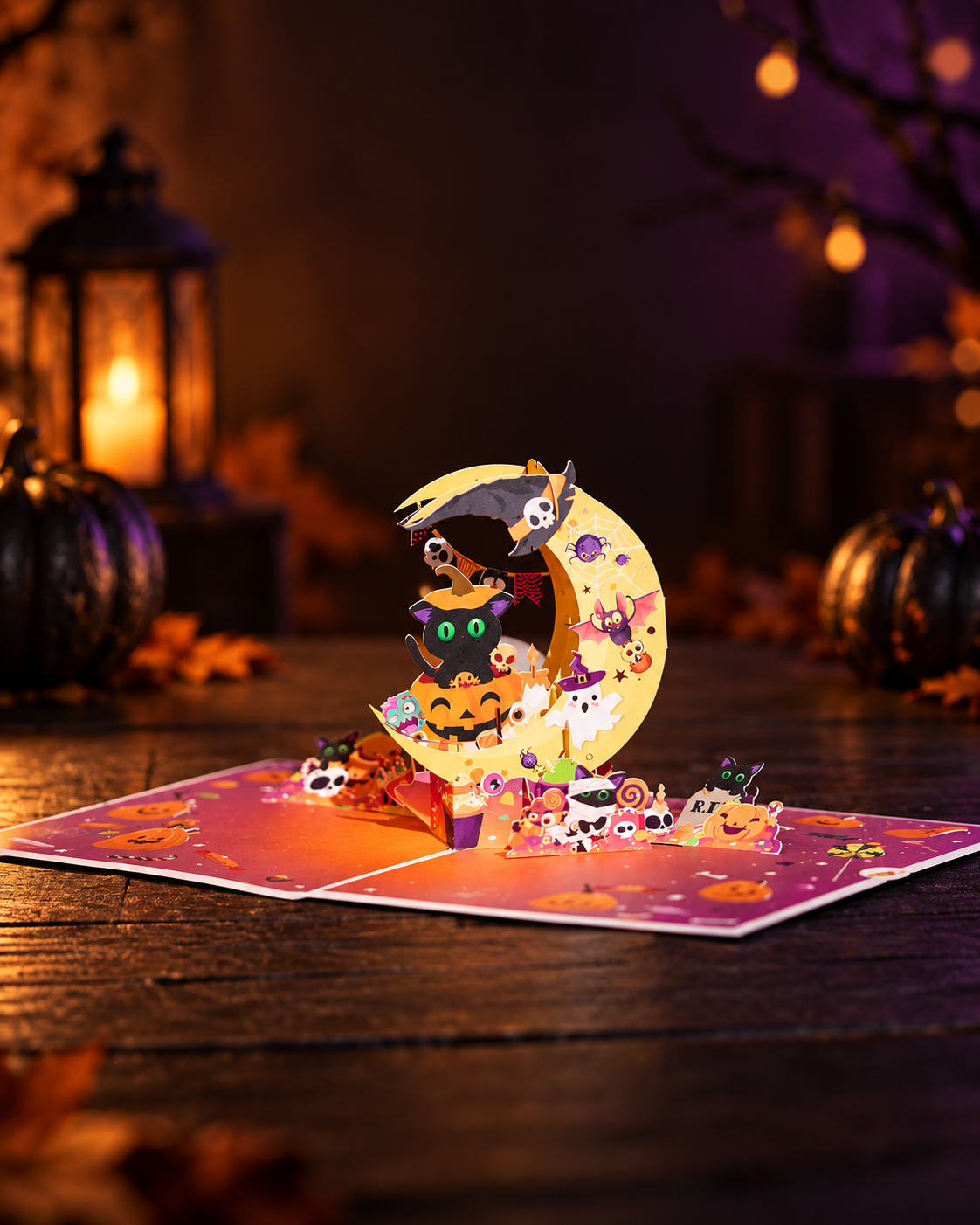 Halloween 3D pop-up card